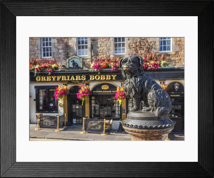Framed Print : Greyfriars Bobby Statue, Edinburgh, Scotland, Great Britain, United Kingdom Framed Print : Greyfriars Bobby Statue, Edinburgh, Scotland, Great Britain, United Kingdom