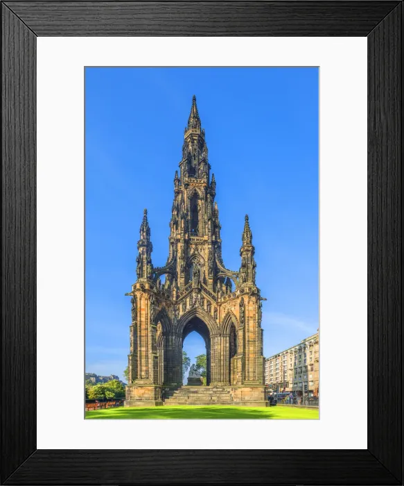 Framed Print : Walter Scott Monument, Queen Street Gardens, Edinburgh, Scotland, Great Britain Framed Print : Walter Scott Monument, Queen Street Gardens, Edinburgh, Scotland, Great Britain