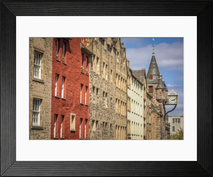 Framed Print : Historic houses in the Royal Mile, Edinburgh, City of Edinburgh, Scotland, Great Britain Framed Print : Historic houses in the Royal Mile, Edinburgh, City of Edinburgh, Scotland, Great Britain
