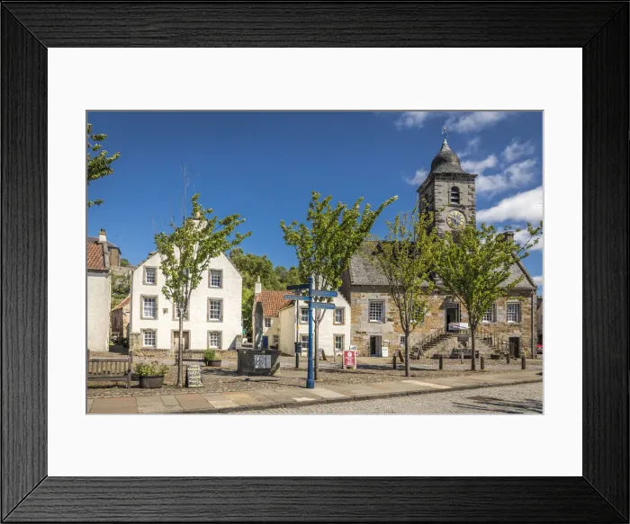 Framed Print : Main Square of Culross, Fife, Scotland, Great Britain Framed Print : Main Square of Culross, Fife, Scotland, Great Britain