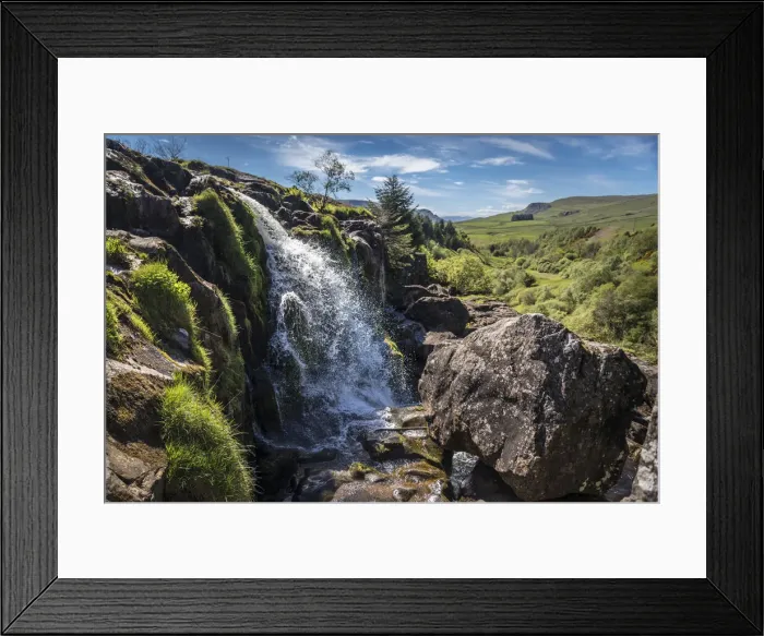 Framed Print : Loup of Fintry waterfall on River Endrick, Fintry, Stirling, Scotland, Great Britain Framed Print : Loup of Fintry waterfall on River Endrick, Fintry, Stirling, Scotland, Great Britain