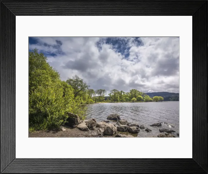 Framed Print : North shore of Loch Ard at Ledard, Loch Lomond and The Trossachs National Park, Stirling Framed Print : North shore of Loch Ard at Ledard, Loch Lomond and The Trossachs National Park, Stirling
