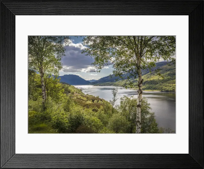 Framed Print : Lookout above Loch Leven looking west, Kinlochleven, Highlands, Scotland, Great Britain Framed Print : Lookout above Loch Leven looking west, Kinlochleven, Highlands, Scotland, Great Britain