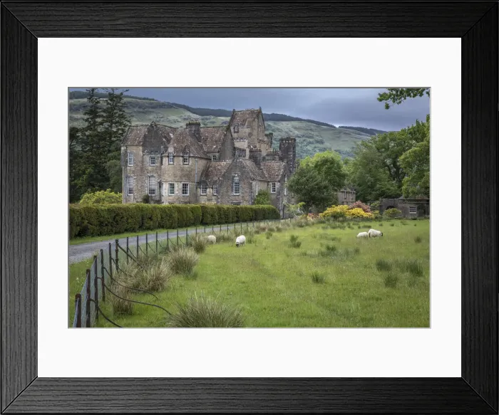 Framed Print : Ardkinglas Woodland House (built 1908), Cairndow, Aryll and Bute, Scotland, Great Britain Framed Print : Ardkinglas Woodland House (built 1908), Cairndow, Aryll and Bute, Scotland, Great Britain