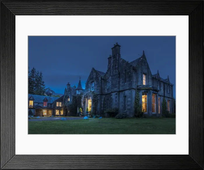 Framed Print : Ardanaiseig Castle Hotel in the evening, Kilchrenan, Aryll and Bute, Scotland Framed Print : Ardanaiseig Castle Hotel in the evening, Kilchrenan, Aryll and Bute, Scotland