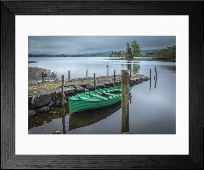 Framed Print : Boat dock on Loch Awe at Kilchrenan, Aryll and Bute, Scotland, Great Britain Framed Print : Boat dock on Loch Awe at Kilchrenan, Aryll and Bute, Scotland, Great Britain
