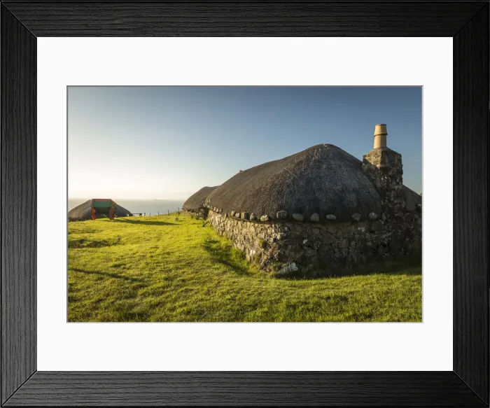 Framed Print : Skye Museum of Island Life on the northwest coast of the Trotternish Peninsula
