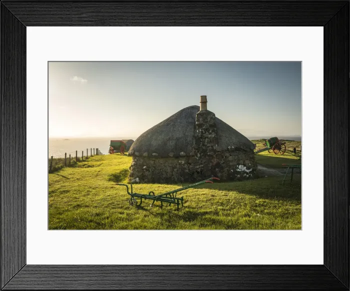 Framed Print : Skye Museum of Island Life on the northwest coast of the Trotternish Peninsula