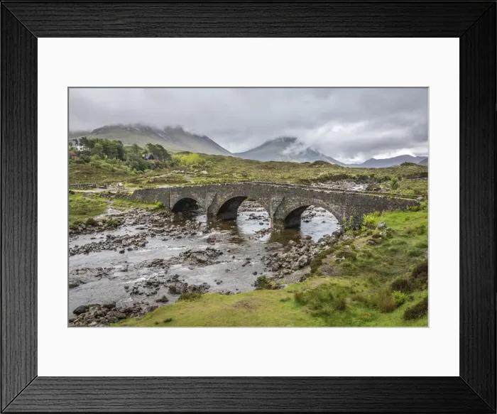 Framed Print : Sligachan Old Bridge, Isle of Skye, Highlands, Scotland, Great Britain Framed Print : Sligachan Old Bridge, Isle of Skye, Highlands, Scotland, Great Britain