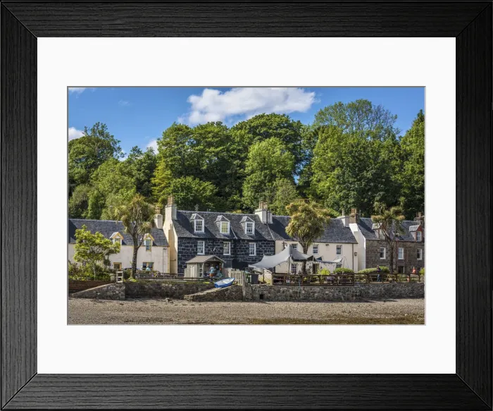 Framed Print : Plockton on Loch Carron inlet, Kyle, Highlands, Scotland, Great Britain Framed Print : Plockton on Loch Carron inlet, Kyle, Highlands, Scotland, Great Britain
