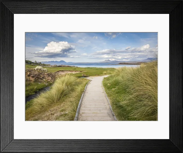 Framed Print : Path to Mellon Udrigle Beach, Achnasheen, Wester Ross, Highlands, Scotland, Great Britain Framed Print : Path to Mellon Udrigle Beach, Achnasheen, Wester Ross, Highlands, Scotland, Great Britain