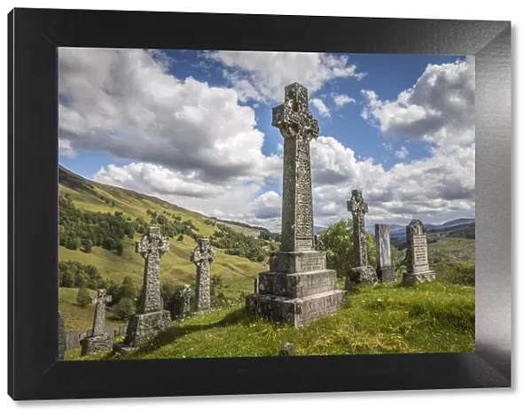Cille Choirill Cemetery at Achluachrach, Roy Bridge, Highlands, Scotland, Great Britain
