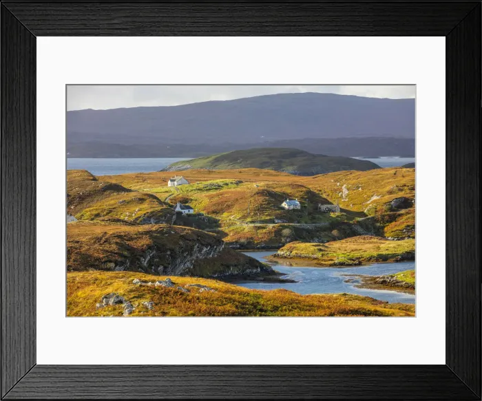 Framed Print : Scalpay, Isle of Scalpay, Isle of Harris, Outer Hebrides, Scotland