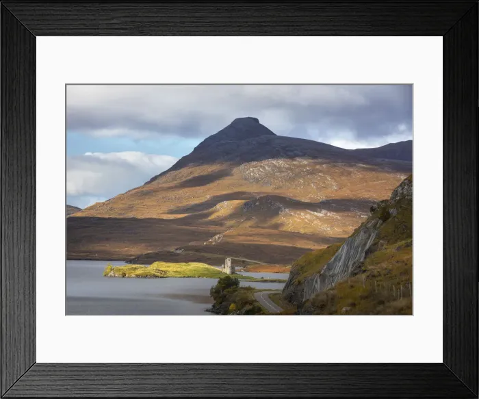 Framed Print : Ardvreck Castle, Loch Assynt, Sutherland, Scotland, United Kingdom Framed Print : Ardvreck Castle, Loch Assynt, Sutherland, Scotland, United Kingdom