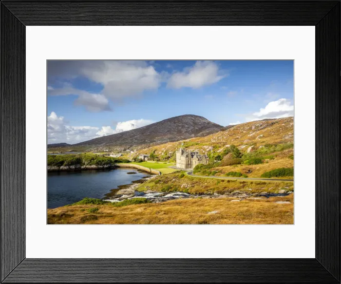 Framed Print : Amhuinnsuidhe Castle, Isle of Harris, Outer Hebrides, Scotland Framed Print : Amhuinnsuidhe Castle, Isle of Harris, Outer Hebrides, Scotland