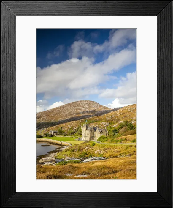 Framed Print : Amhuinnsuidhe Castle, Isle of Harris, Outer Hebrides, Scotland Framed Print : Amhuinnsuidhe Castle, Isle of Harris, Outer Hebrides, Scotland