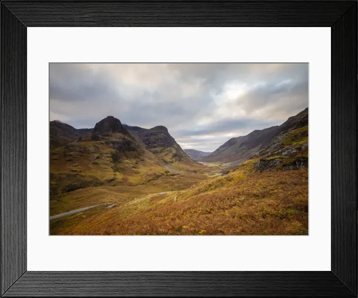 Framed Print : Pass of Glencoe, Glencoe, Scotland, UK Framed Print : Pass of Glencoe, Glencoe, Scotland, UK
