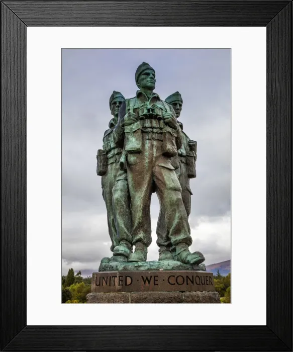 Framed Print : Commando Memorial, Fort William, Scotland, UK Framed Print : Commando Memorial, Fort William, Scotland, UK