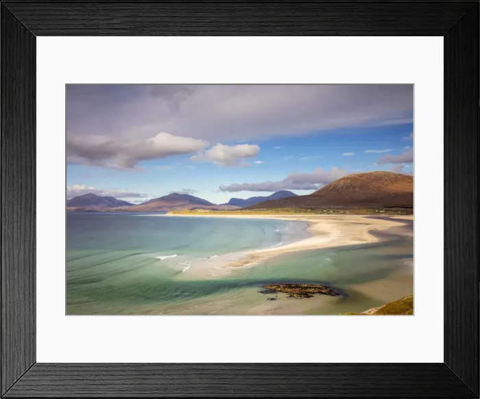 Framed Print : Seilebost beach, Isle of Harris, Outer Hebrides, Scotland