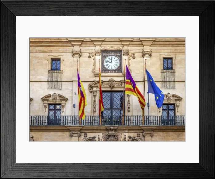 Framed Print : Town hall of Palma de Mallorca, Mallorca, Spain Framed Print : Town hall of Palma de Mallorca, Mallorca, Spain