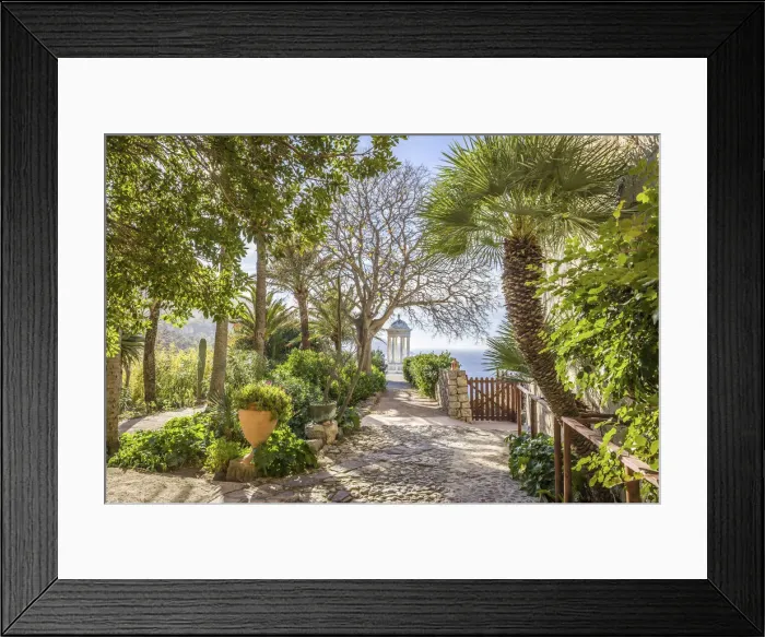 Framed Print : Son Marroig garden near Deia, Mallorca, Spain Framed Print : Son Marroig garden near Deia, Mallorca, Spain