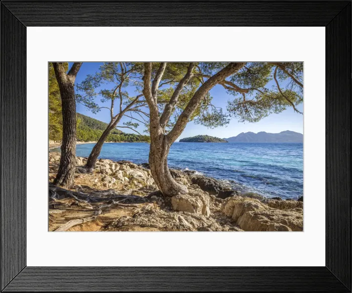 Framed Print : Platja de Formentor beach, Mallorca, Spain Framed Print : Platja de Formentor beach, Mallorca, Spain