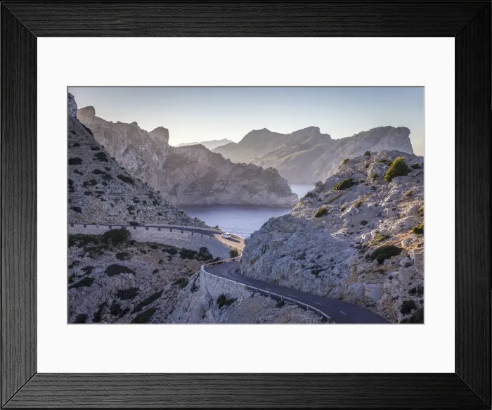 Framed Print : Coastal road at Cap Formentor, Mallorca, Spain Framed Print : Coastal road at Cap Formentor, Mallorca, Spain