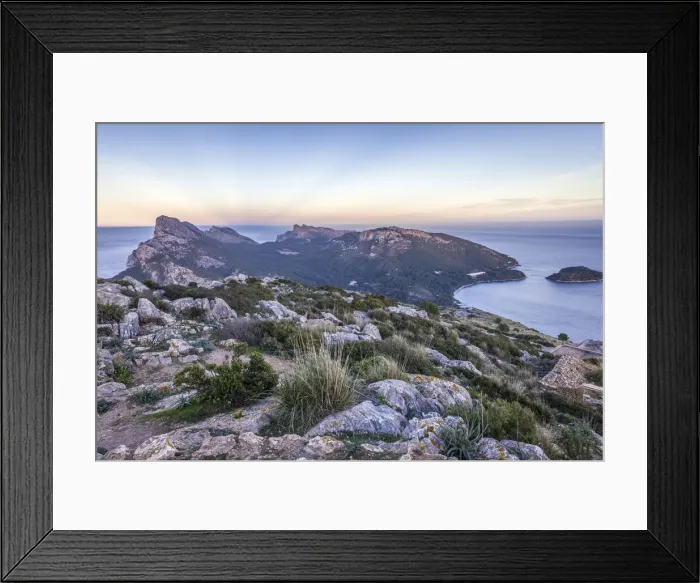 Framed Print : Coastal landscape at Cap Formentor, Mallorca, Spain Framed Print : Coastal landscape at Cap Formentor, Mallorca, Spain