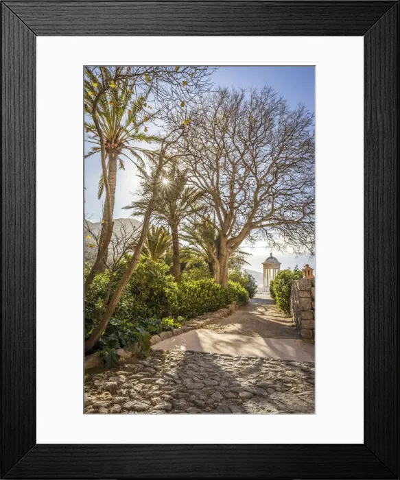 Framed Print : Son Marroig garden near Deia, Mallorca, Spain Framed Print : Son Marroig garden near Deia, Mallorca, Spain