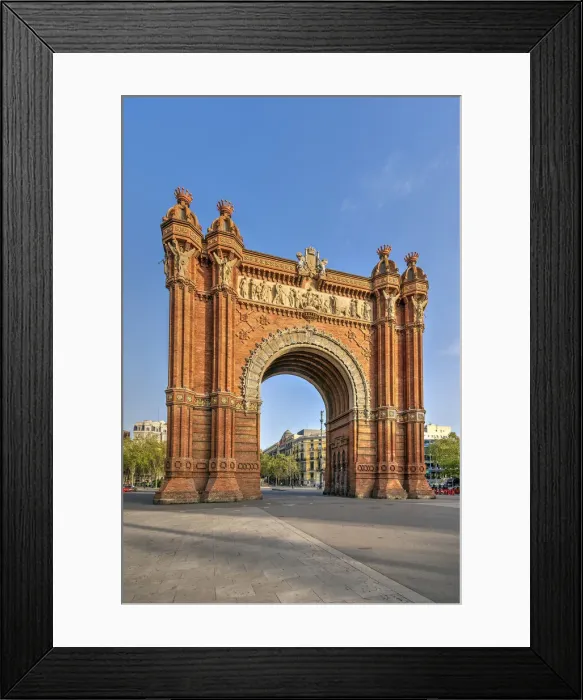 Framed Print : Arc de Triomf triumphal arch, Barcelona, Catalonia, Spain Framed Print : Arc de Triomf triumphal arch, Barcelona, Catalonia, Spain