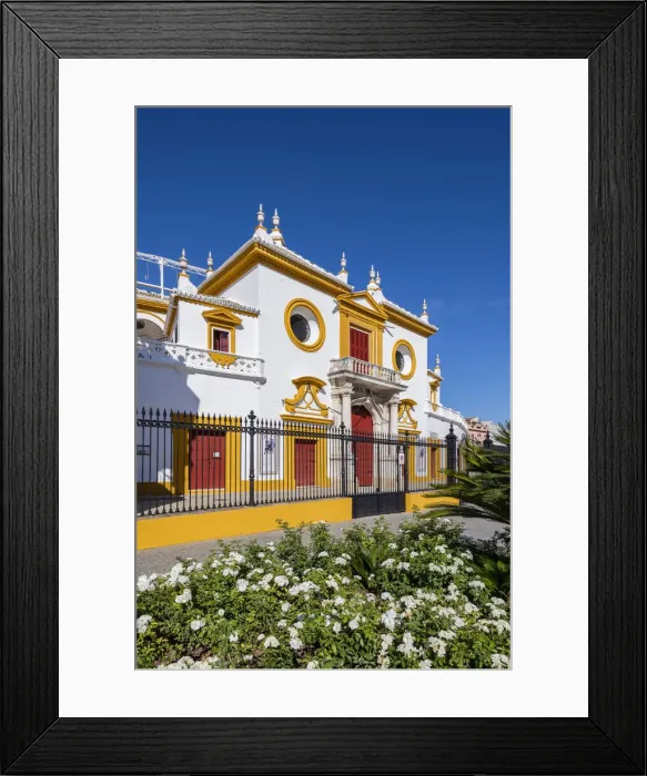 Framed Print : Plaza de toros de la Real Maestranza de Caballeria de Sevilla, Seville, Andalusia, Spain Framed Print : Plaza de toros de la Real Maestranza de Caballeria de Sevilla, Seville, Andalusia, Spain