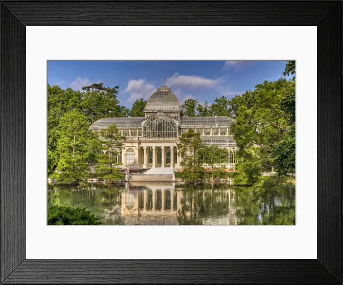 Framed Print : Palacio de Cristal or Crystal Palace, Buen Retiro Park, Madrid, Community of Madrid Framed Print : Palacio de Cristal or Crystal Palace, Buen Retiro Park, Madrid, Community of Madrid