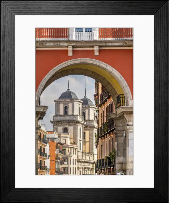Framed Print : Old town skyline, Madrid, Community of Madrid, Spain Framed Print : Old town skyline, Madrid, Community of Madrid, Spain