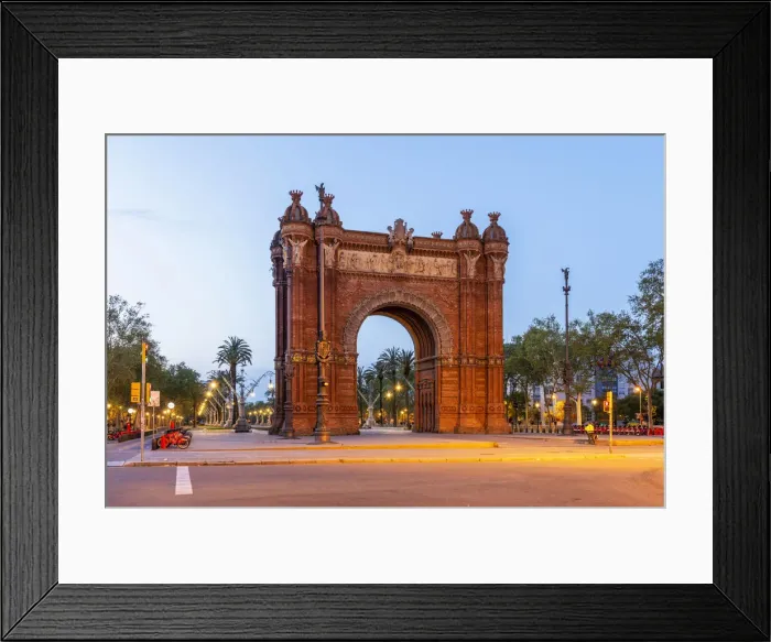 Framed Print : Arc de Triomf triumphal arch, Barcelona, Catalonia, Spain Framed Print : Arc de Triomf triumphal arch, Barcelona, Catalonia, Spain