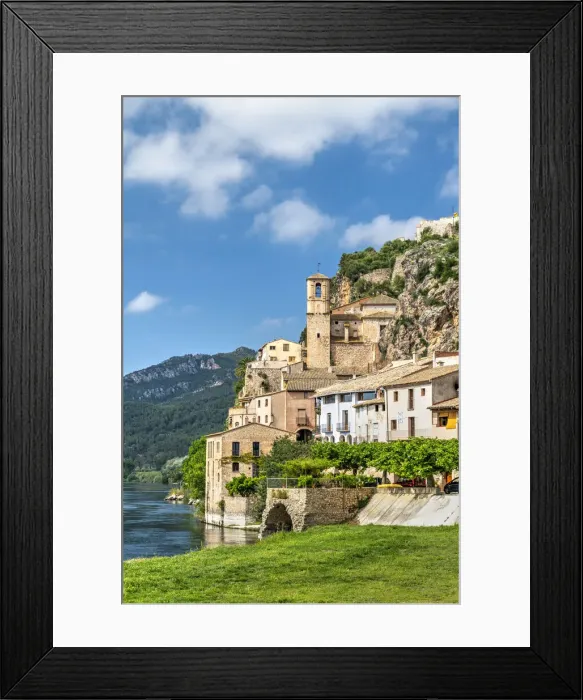 Framed Print : The medieval village of Miravet on the banks of Ebro river, Catalonia, Spain Framed Print : The medieval village of Miravet on the banks of Ebro river, Catalonia, Spain