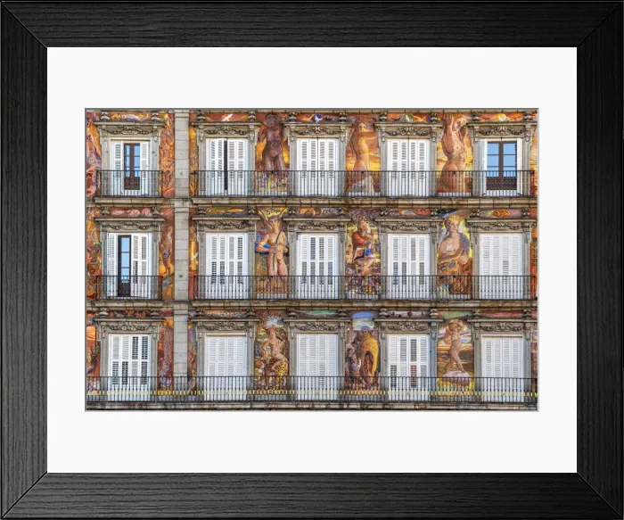 Framed Print : Casa de la Panaderia, Plaza Mayor, Madrid, Community of Madrid, Spain Framed Print : Casa de la Panaderia, Plaza Mayor, Madrid, Community of Madrid, Spain