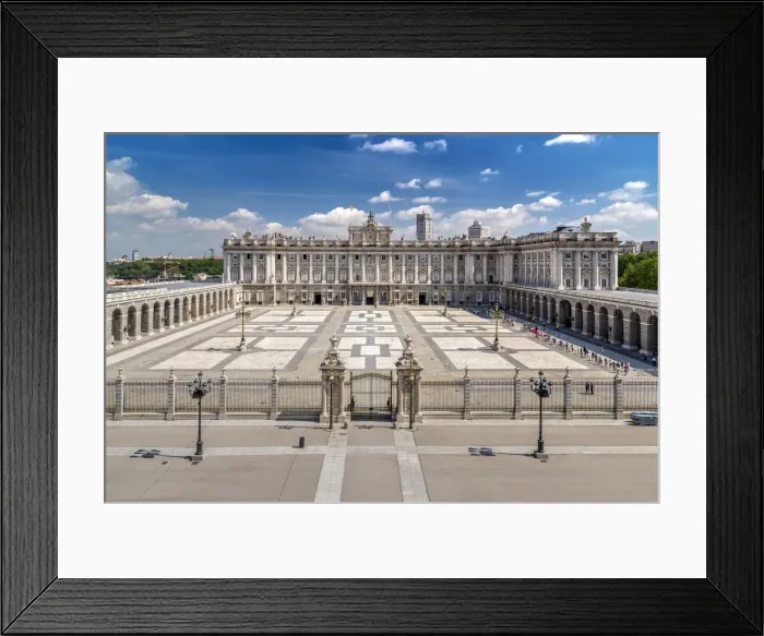 Framed Print : Royal Palace of Madrid or Palacio Real, Madrid, Community of Madrid, Spain Framed Print : Royal Palace of Madrid or Palacio Real, Madrid, Community of Madrid, Spain