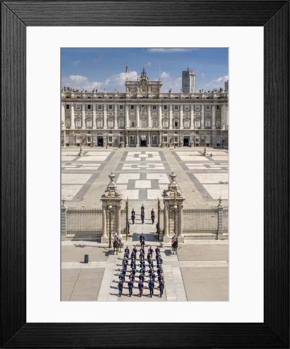 Framed Print : The first Wednesday of every month, at noon, the Changing of the Guard takes place