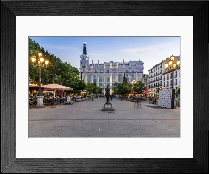 Framed Print : Plaza de Santa Ana, Madrid, Community of Madrid, Spain Framed Print : Plaza de Santa Ana, Madrid, Community of Madrid, Spain