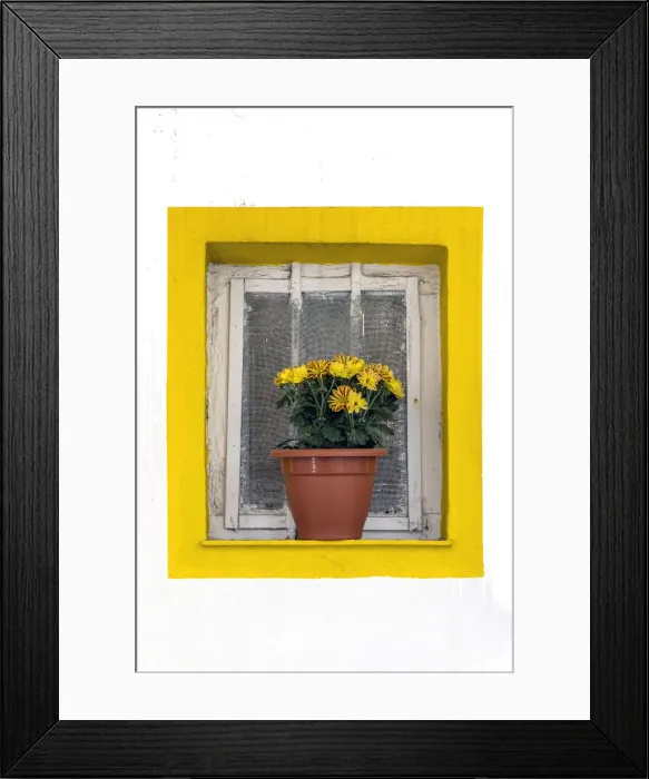 Framed Print : Picturesque corner in the old town, Altea, Valencian Community, Spain
