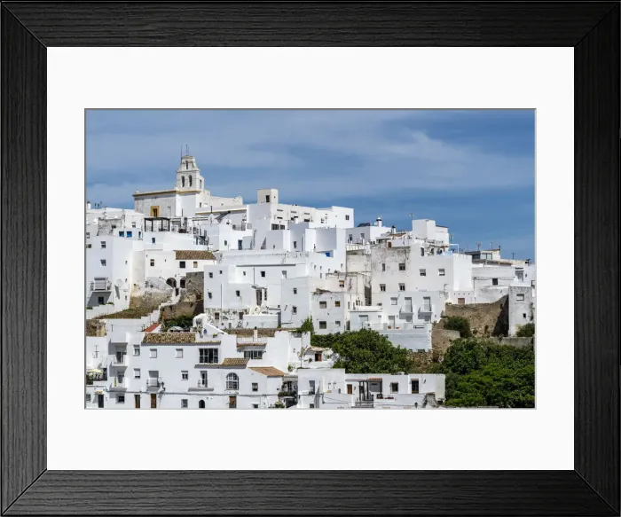 Framed Print : Vejer de la Frontera, Andalusia, Spain Framed Print : Vejer de la Frontera, Andalusia, Spain