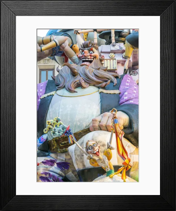 Framed Print : Fallas sculptures, Valencia, Valencian Community, Spain Framed Print : Fallas sculptures, Valencia, Valencian Community, Spain