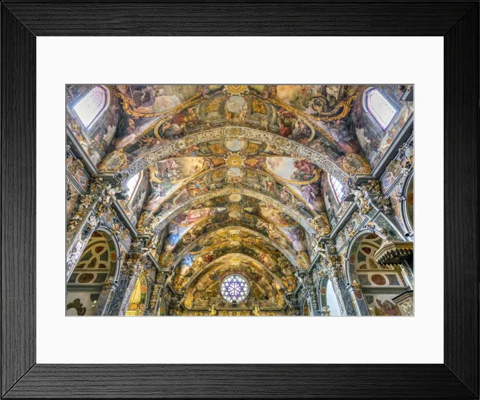 Framed Print : Church of San Nicolas de Bari and San Pedro Martir, Valencia, Valencian Community, Spain