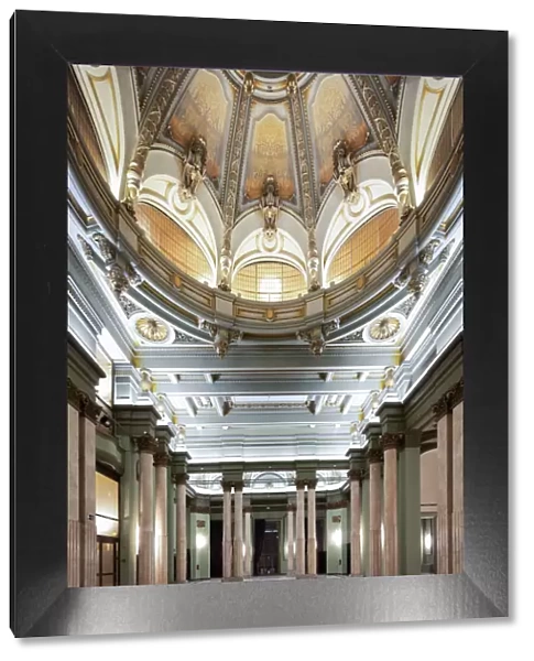 Spain, Comunidad de Madrid, The ballroom inside the Circle of Fine Arts building by