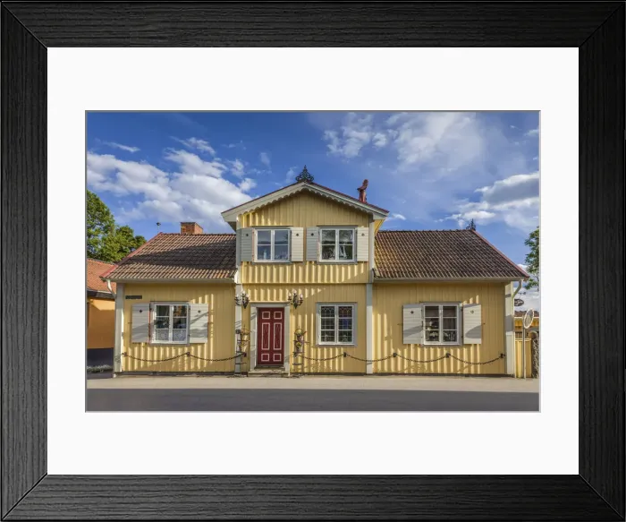Framed Print : Historic house in Sigtuna, Stockholm County, Sweden Framed Print : Historic house in Sigtuna, Stockholm County, Sweden