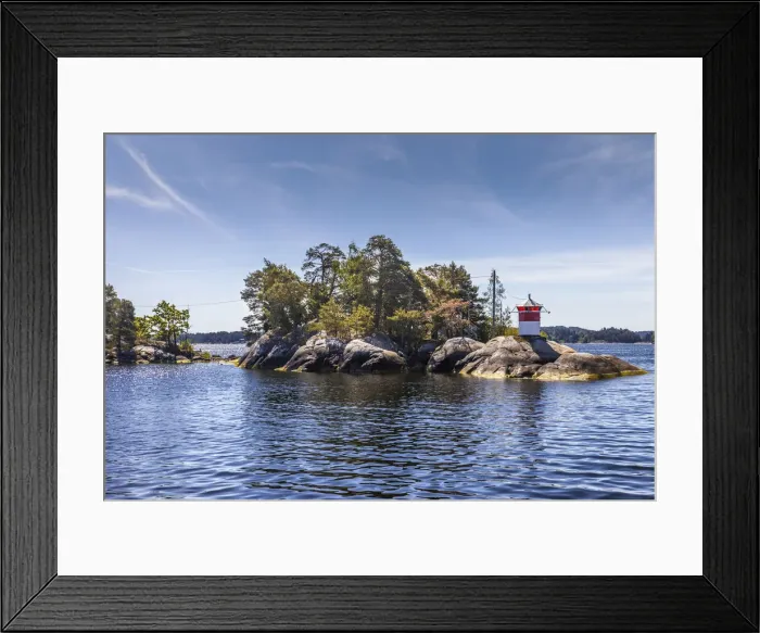 Framed Print : Small archipelago island off Stockholm, Sweden Framed Print : Small archipelago island off Stockholm, Sweden