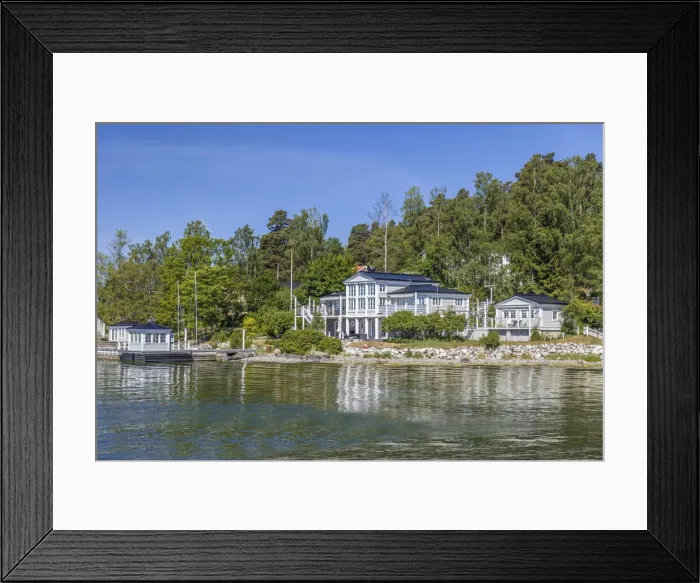 Framed Print : Summer villa on a small archipelago near Sandhamn, Stockholm County, Sweden Framed Print : Summer villa on a small archipelago near Sandhamn, Stockholm County, Sweden