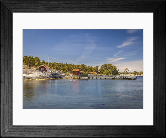 Framed Print : Boat launch on Sandhamn Island, Stockholm County, Sweden Framed Print : Boat launch on Sandhamn Island, Stockholm County, Sweden