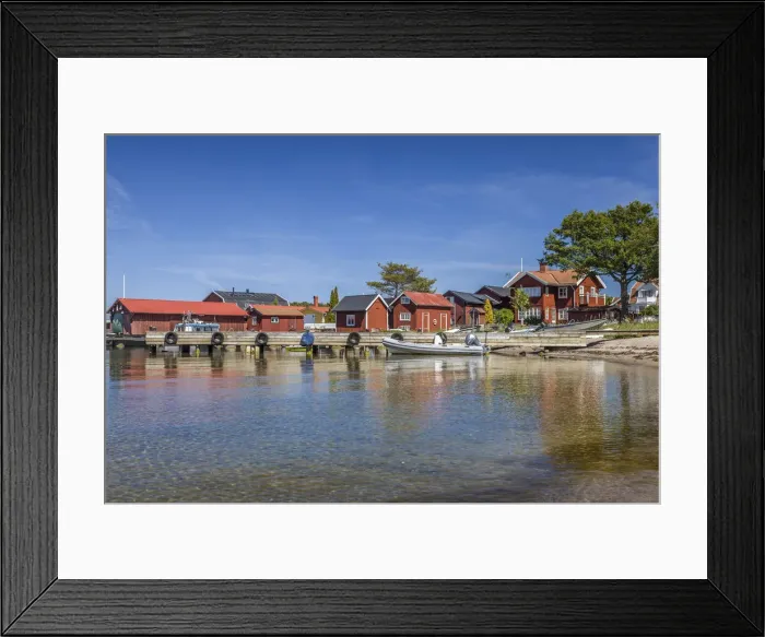 Framed Print : Boat launch on Sandhamn Island, Stockholm County, Sweden Framed Print : Boat launch on Sandhamn Island, Stockholm County, Sweden
