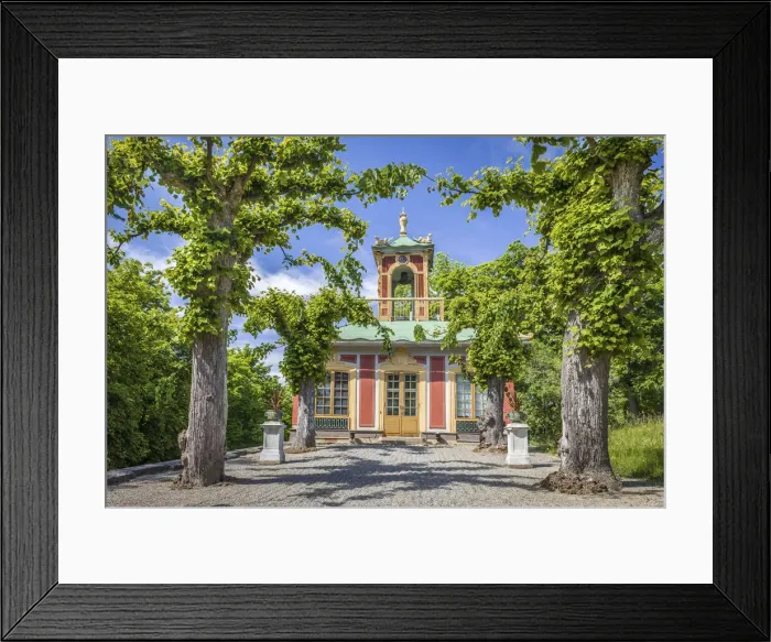Framed Print : Chinese castle in the park of Drottningholm Palace near Stockholm, Sweden Framed Print : Chinese castle in the park of Drottningholm Palace near Stockholm, Sweden